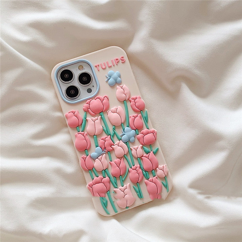 Bubble flowers Phone Case