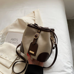 Bucket PU Leather Handbag