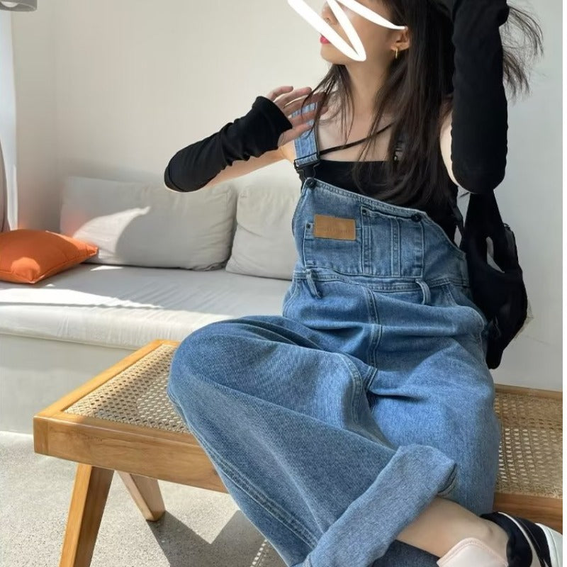 Classic Boyfriend Fit Denim Overall