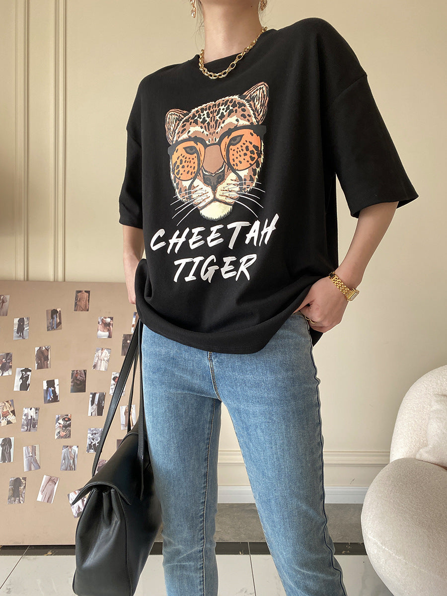 Cheetah Tiger Vintage T-shirt