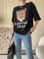 Cheetah Tiger Vintage T-shirt