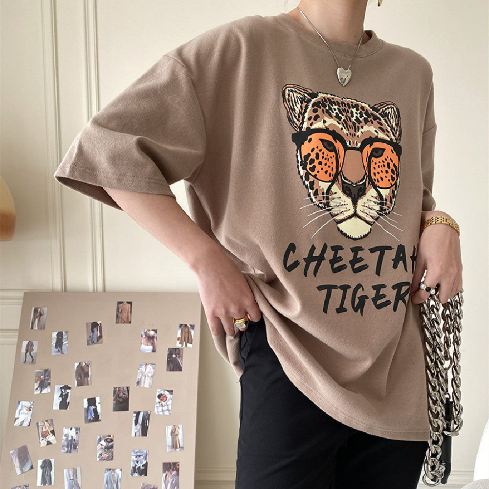 Cheetah Tiger Vintage T-shirt