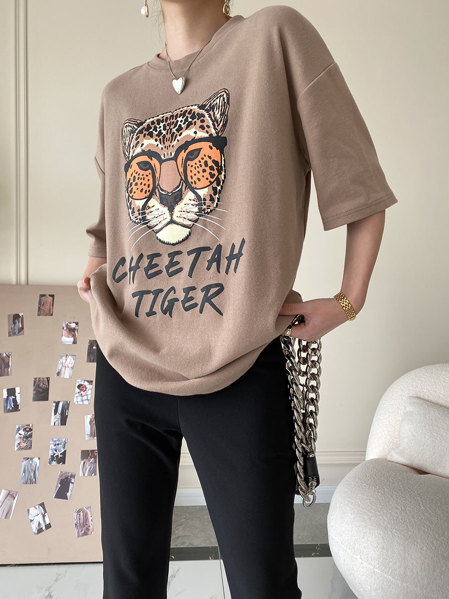 Cheetah Tiger Vintage T-shirt