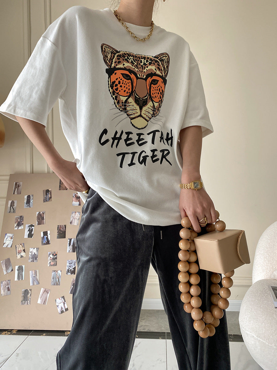 Cheetah Tiger Vintage T-shirt