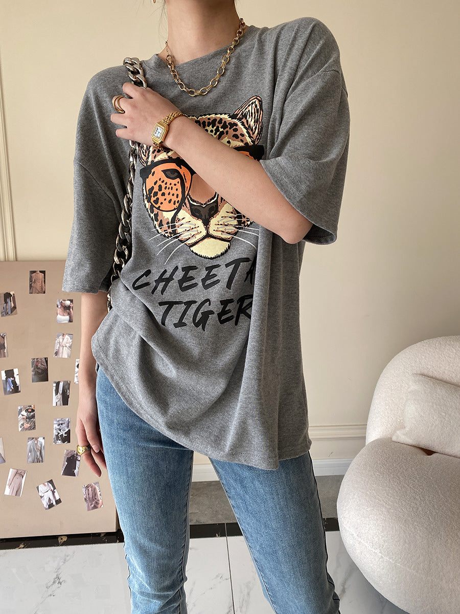 Cheetah Tiger Vintage T-shirt