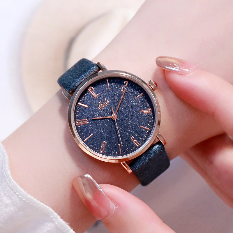 Gypsophila Student Simple Belt Waterproof Watch