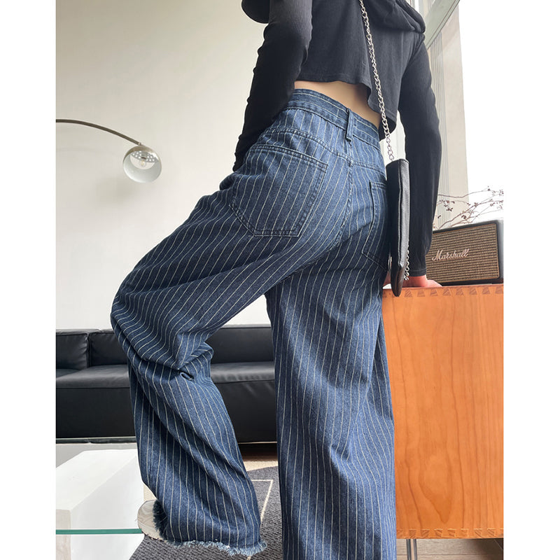 Vintage 90s Striped Jeans