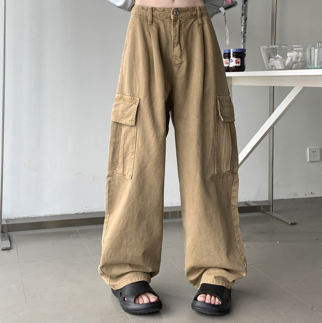 Vintage Big Pocket Baggy Cargo Jeans