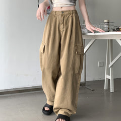 Vintage Big Pocket Baggy Cargo Jeans