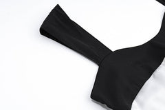 French Maid Satin Tank Top
