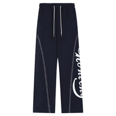 Stitch Design Logo Baggy Sweatpants