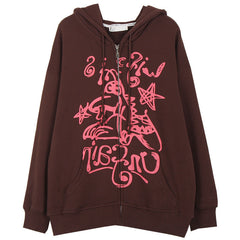 Brown Fairy Grunge Hoodie