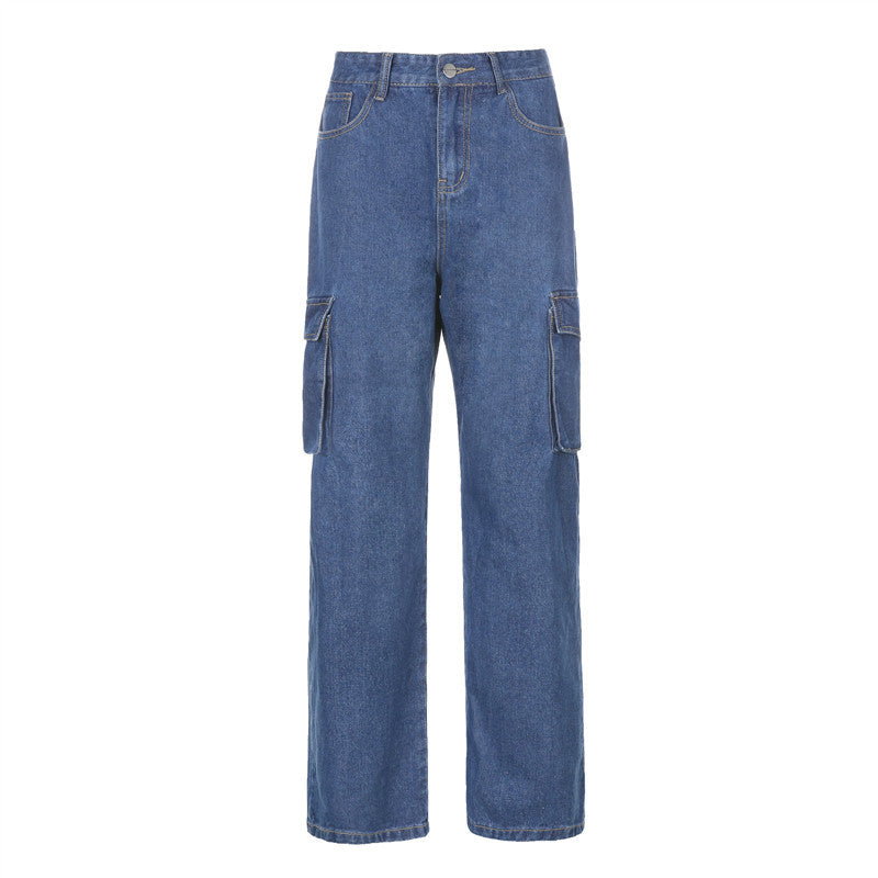 Multi Pockets Street Jeans