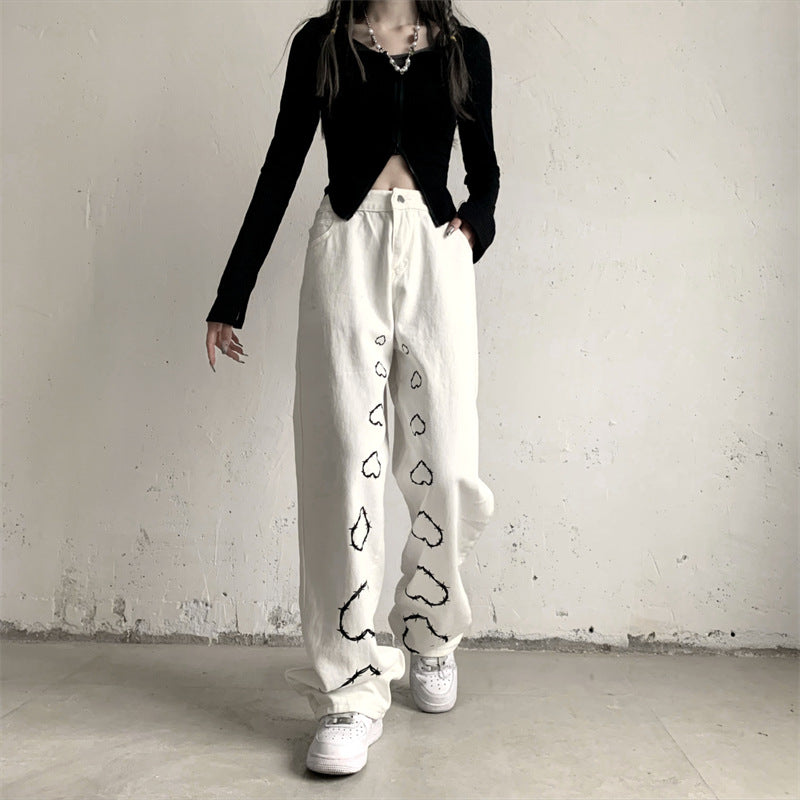 Thorns Hearts Street Pants